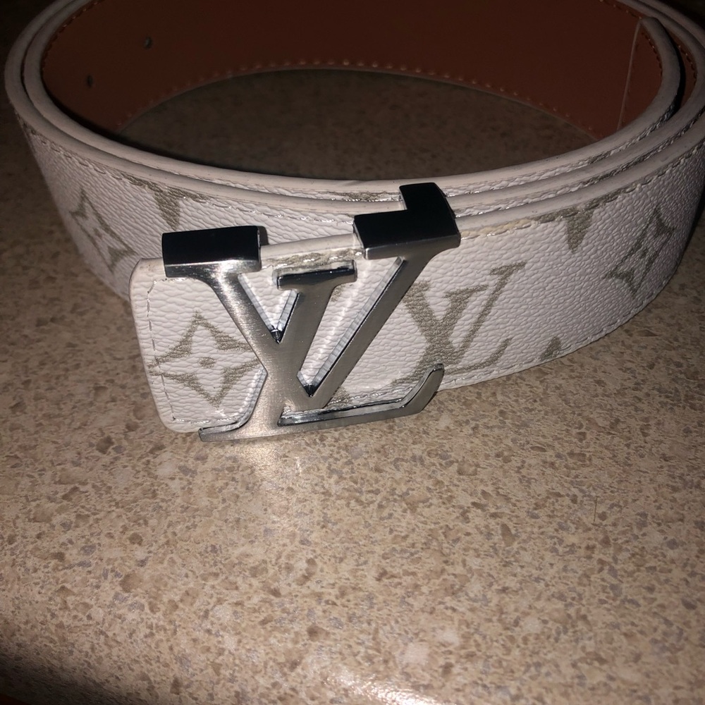Louis Vuitton Brown Leather Belt